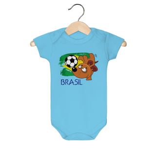 Nome do produto Body Bebê Brasil - Cachorro Jogador