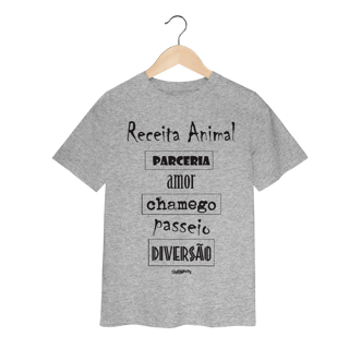 Nome do produto Camiseta Infantil Cachorro Receita Animal