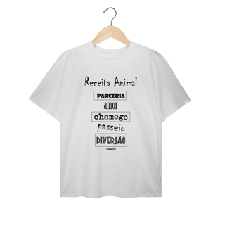 Nome do produto Camiseta Plus Size Cachorro Receita Animal