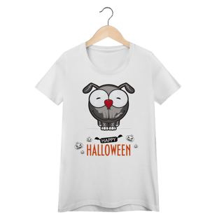 Nome do produto Baby Look Happy Halloween Cartoon Doggy