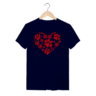 Nome do produto Camiseta Coração - I Love My Dog