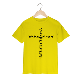 Nome do produto Camiseta Infantil Cachorro Cruz - Amizade Fiel