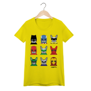 Nome do produto Baby Look Cachorros Super-Heróis
