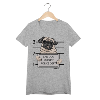Nome do produto Baby Look Pug Bad Dog