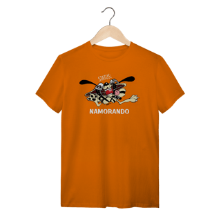 Nome do produto Camiseta Cachorro Status Namorando