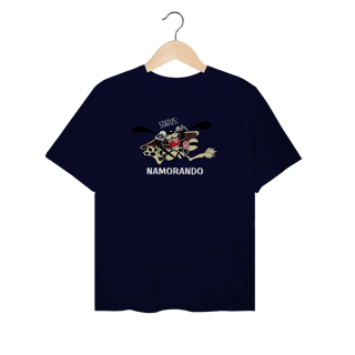 Nome do produto Camiseta Cachorro Status Namorando
