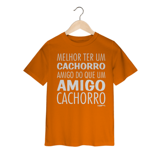 Nome do produto Camiseta Infantil Cachorro Amigo ou Amigo Cachorro