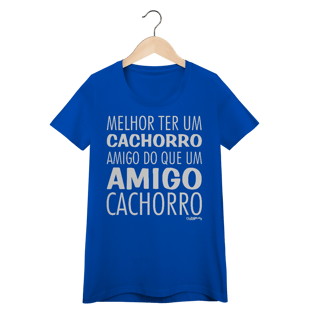 Nome do produto Baby Look Cachorro Amigo ou Amigo Cachorro
