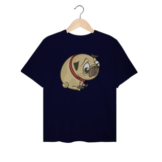 Nome do produto Camiseta Plus Size Pug Carente