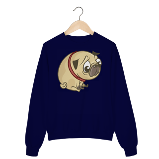 Nome do produto Moletom Blusão Pug Carente