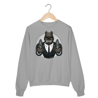 Nome do produto Moletom Blusão Pitbull Mafioso