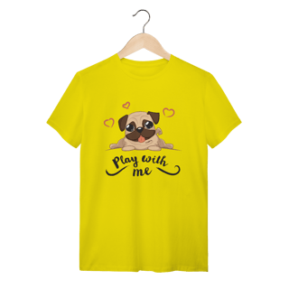 Nome do produto Camiseta Pug Play With Me