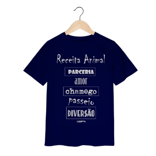 Nome do produto Camiseta Infantil Cachorro Receita Animal