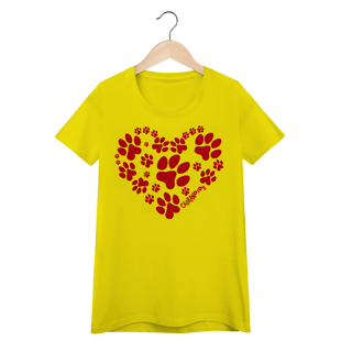 Nome do produto Baby Look Coração - I Love My Dog