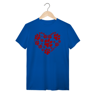 Nome do produto Camiseta Coração - I Love My Dog