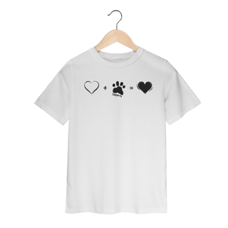 Nome do produto Camiseta Infantil Amor Completo