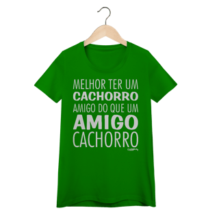 Nome do produto Baby Look Cachorro Amigo ou Amigo Cachorro