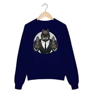 Nome do produto Moletom Blusão Pitbull Mafioso