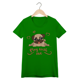 Nome do produto Baby Look Pug Play With Me