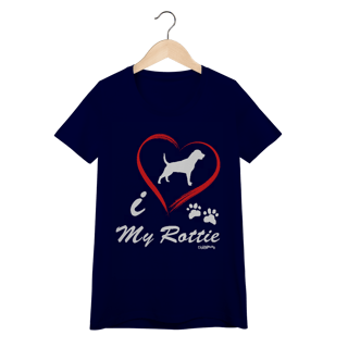 Nome do produto Baby Look Rottweiler - I Love My Rottie