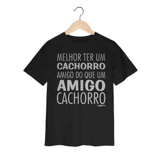 Nome do produto Camiseta Infantil Cachorro Amigo ou Amigo Cachorro