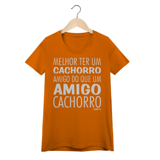 Nome do produto Baby Look Cachorro Amigo ou Amigo Cachorro