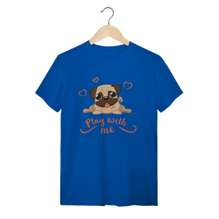 Nome do produto Camiseta Pug Play With Me