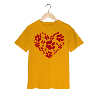 Nome do produto Camiseta Infantil Coração - I Love My Dog