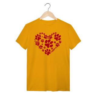 Nome do produto Camiseta Coração - I Love My Dog
