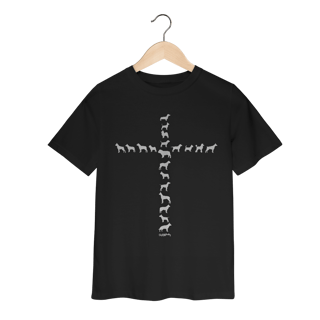 Nome do produto Camiseta Infantil Cachorro Cruz - Amizade Fiel