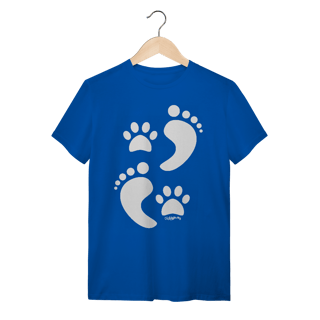 Nome do produto Camiseta Cachorro Pegadas