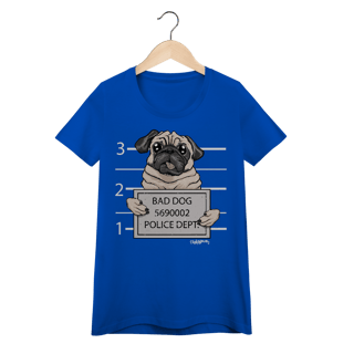 Nome do produto Baby Look Pug Bad Dog