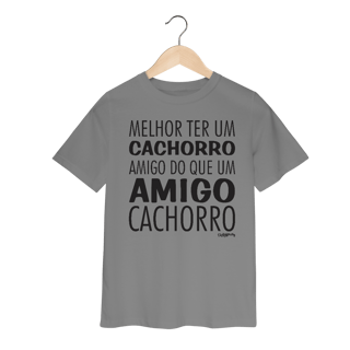 Nome do produto Camiseta Infantil Cachorro Amigo ou Amigo Cachorro