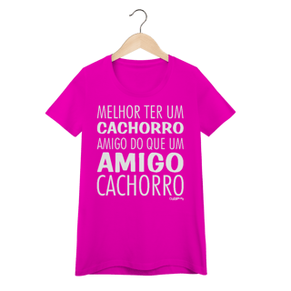 Nome do produto Baby Look Cachorro Amigo ou Amigo Cachorro