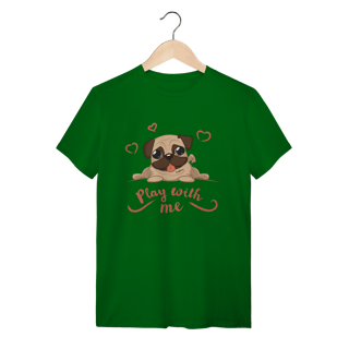 Nome do produto Camiseta Pug Play With Me
