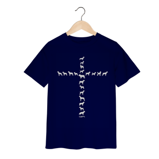 Nome do produto Camiseta Infantil Cachorro Cruz - Amizade Fiel
