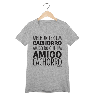 Nome do produto Baby Look Cachorro Amigo ou Amigo Cachorro