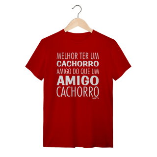 Nome do produto Camiseta Cachorro Amigo ou Amigo Cachorro