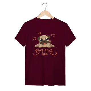 Nome do produto Camiseta Pug Play With Me