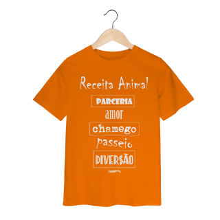 Nome do produto Camiseta Infantil Cachorro Receita Animal