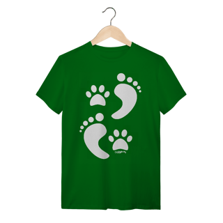 Nome do produto Camiseta Cachorro Pegadas