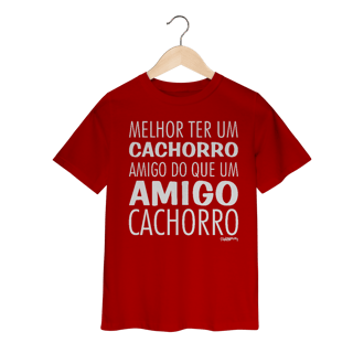 Nome do produto Camiseta Infantil Cachorro Amigo ou Amigo Cachorro