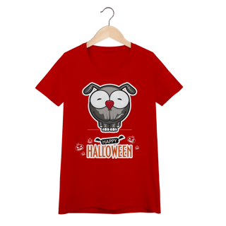 Nome do produto Baby Look Happy Halloween Cartoon Doggy