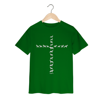 Nome do produto Camiseta Infantil Cachorro Cruz - Amizade Fiel