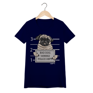 Nome do produto Baby Look Pug Bad Dog