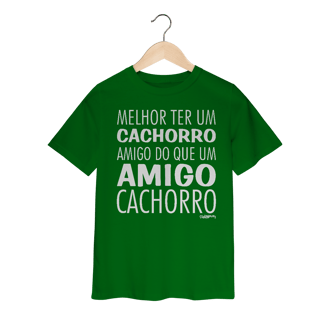 Nome do produto Camiseta Infantil Cachorro Amigo ou Amigo Cachorro
