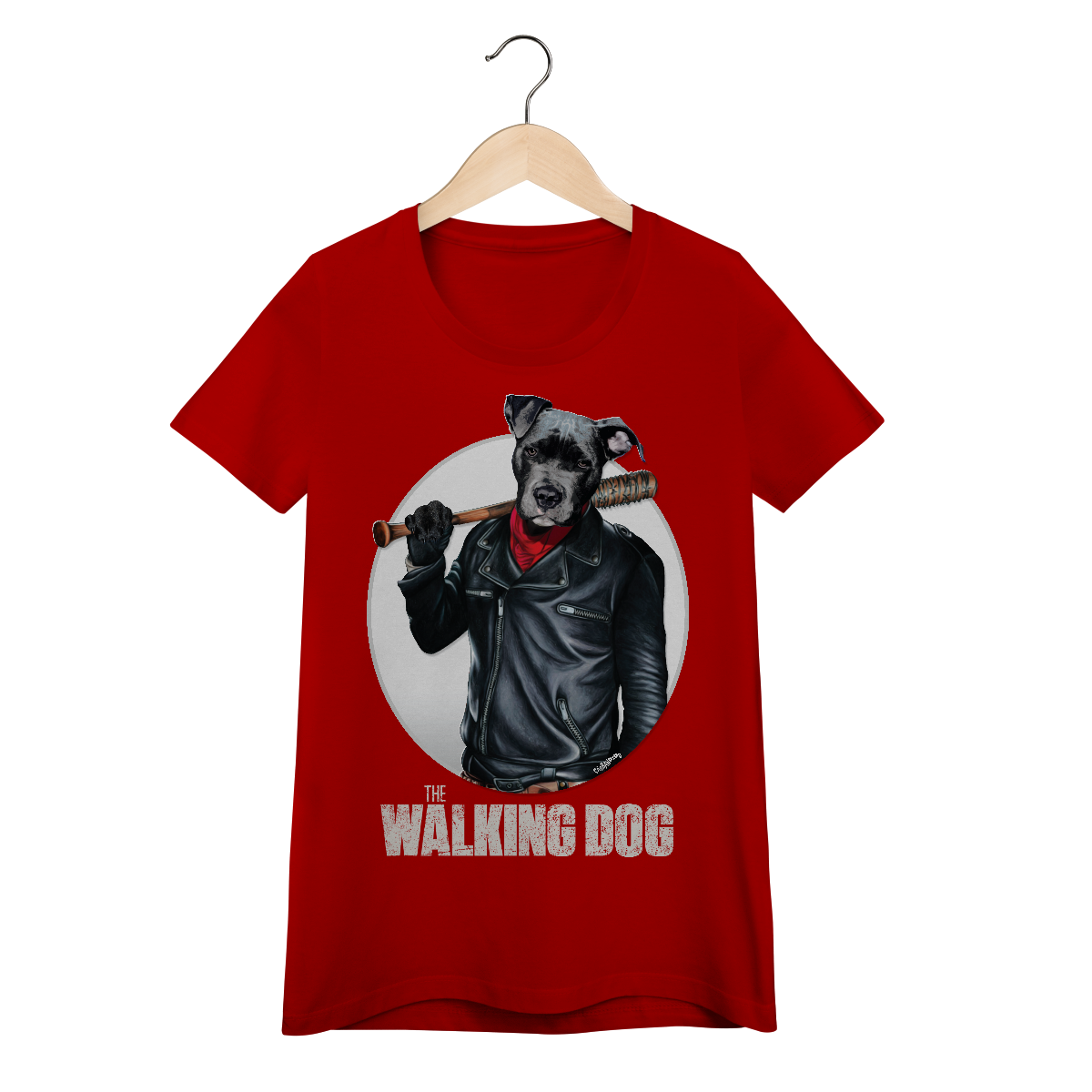 Nome do produto: Baby Look Cachorro The Walking Dog