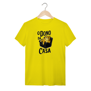 Nome do produto Camiseta Gato - O Dono da Casa