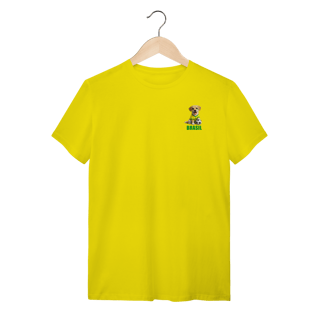 Nome do produto Camiseta Brasil Cachorrinho Futebol