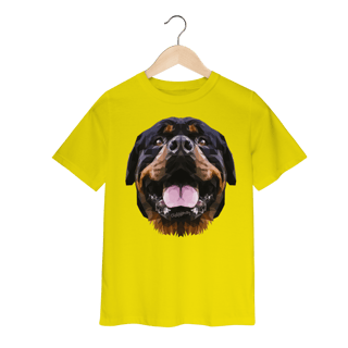 Nome do produto Camiseta Infantil Rottweiler Low Poly
